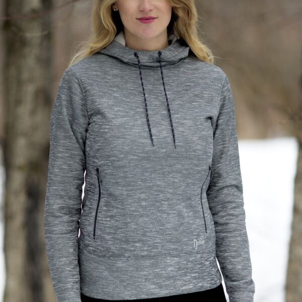 DRYFRAME® DRY TECH WATER RESISTANT FLEECE LADIES' PULLOVER HOODIE Thumbnail