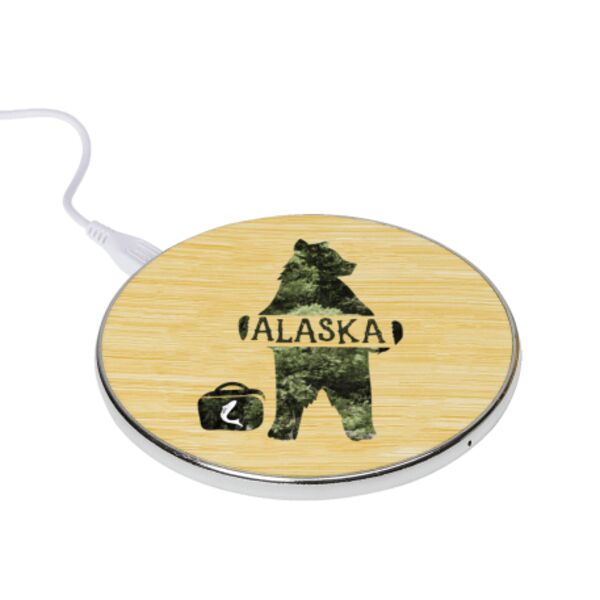 Rustic Wireless Charging Pad Thumbnail