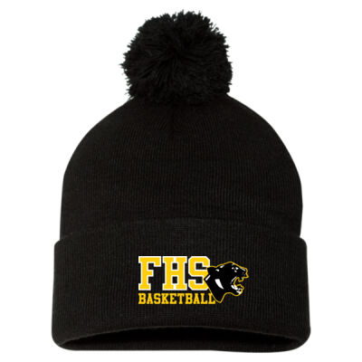 Pom-Pom Knit Touque *Embroidered Logo* - Varsity Thumbnail